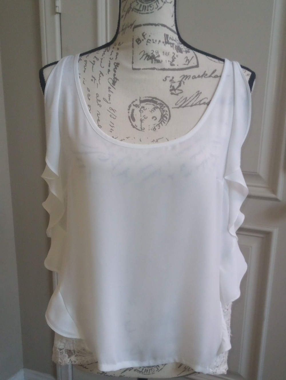 Lauren Conrad White Blouse